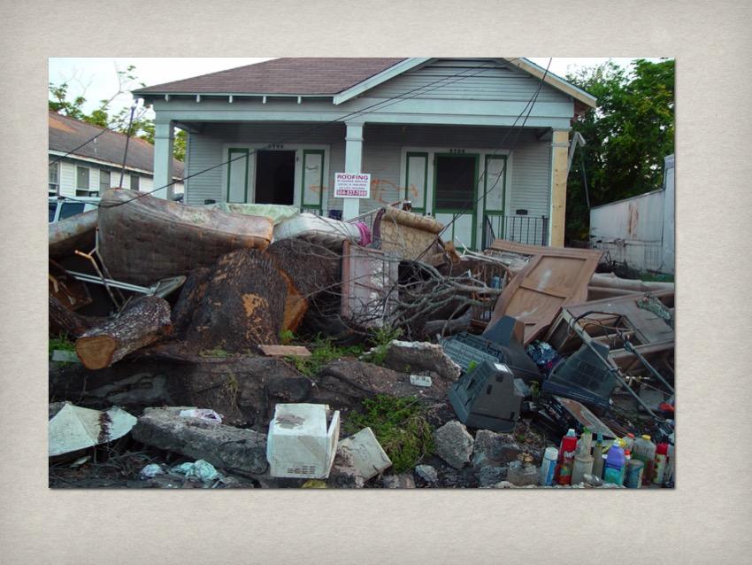 [ppt: new orleans decrepit wrecked house]
